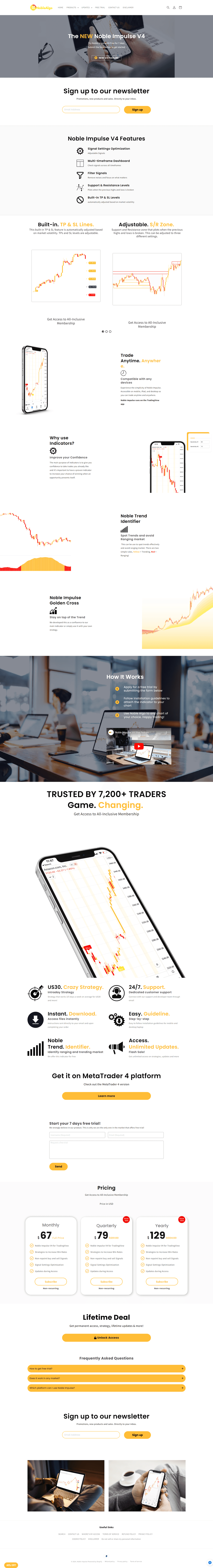 Screenshot of nobleimpulse.com