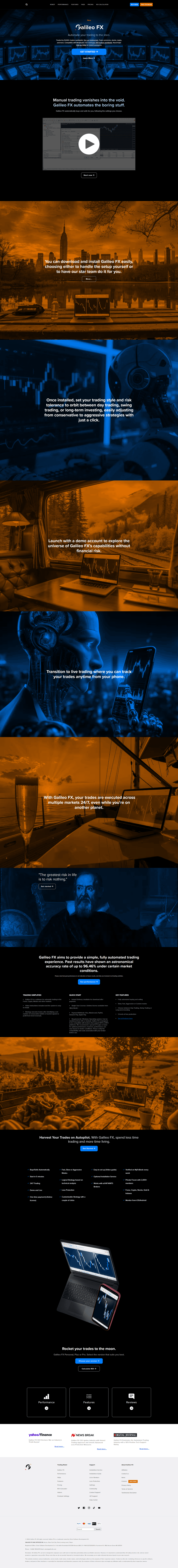 Screenshot of store.galileofx.com
