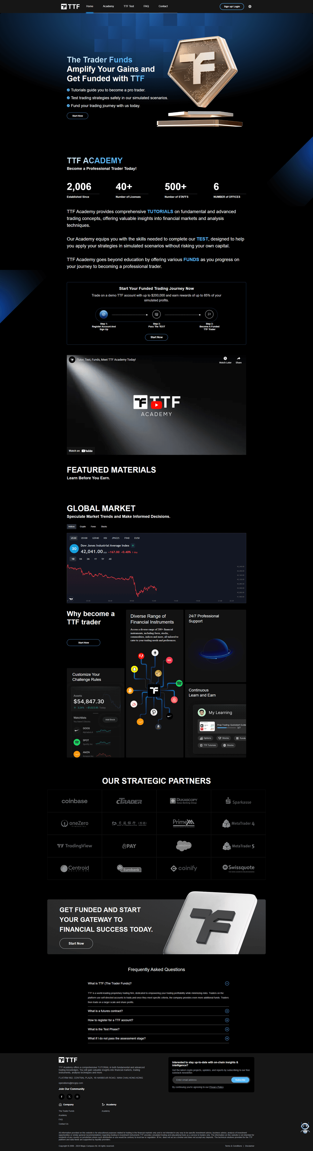 Screenshot of thetraderfunds.com