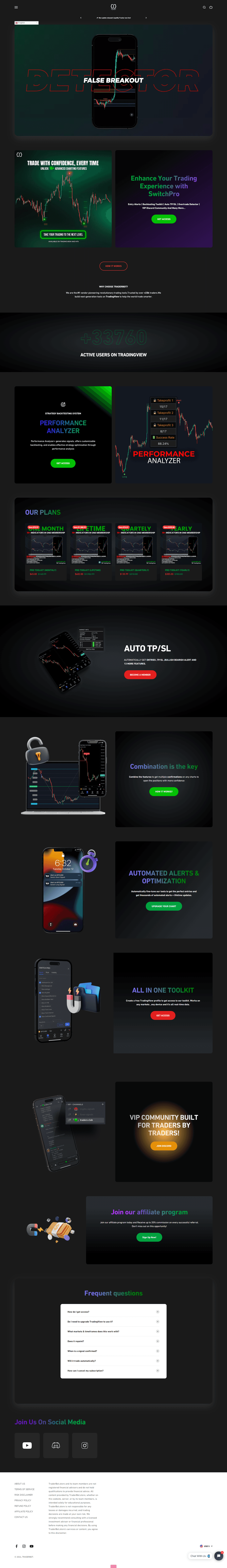 Screenshot of traderbot.store